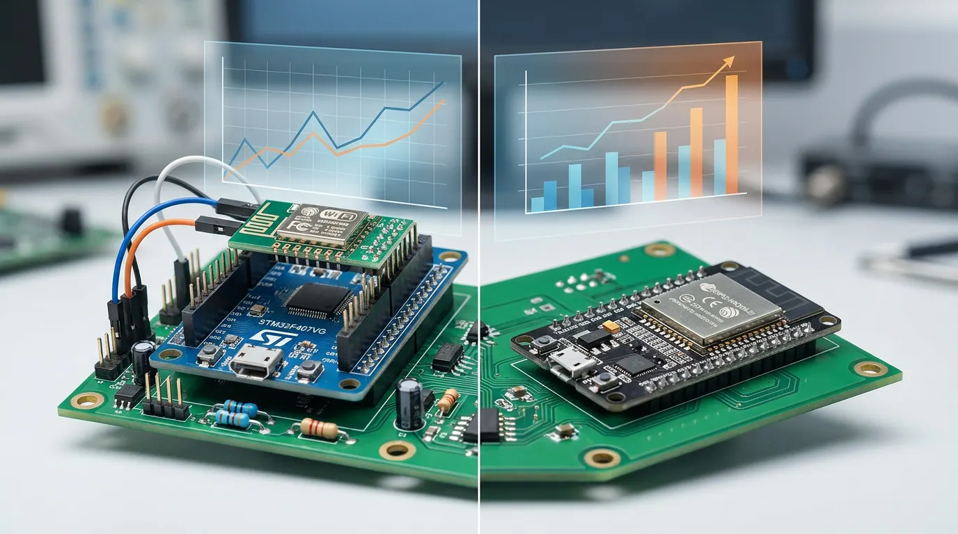 STM32 ve ESP32 Mikrodenetleyici Karşılaştırması ve Maliyet