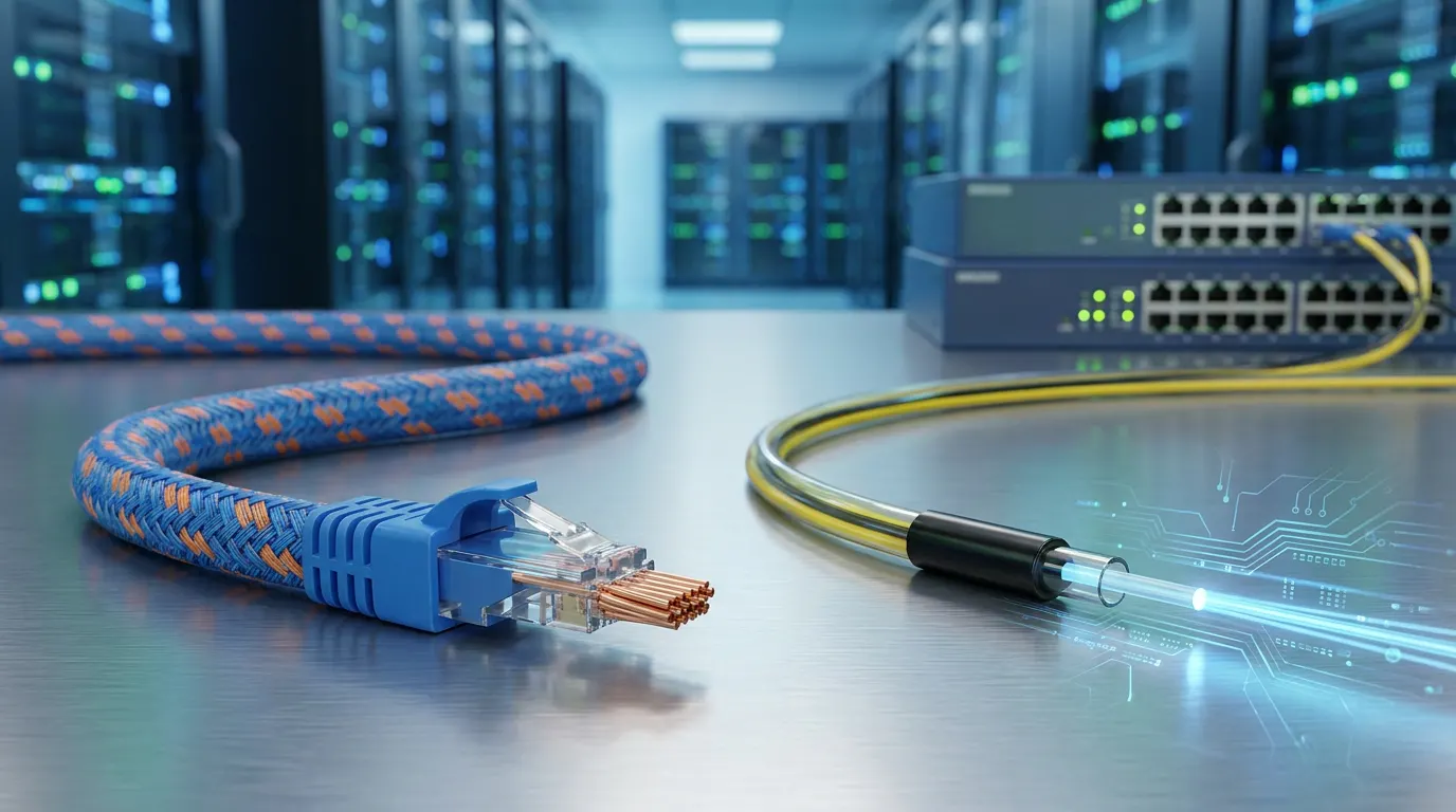 Yapısal Kablolamada Cat6A ve Fiber Optik Karşılaştırması